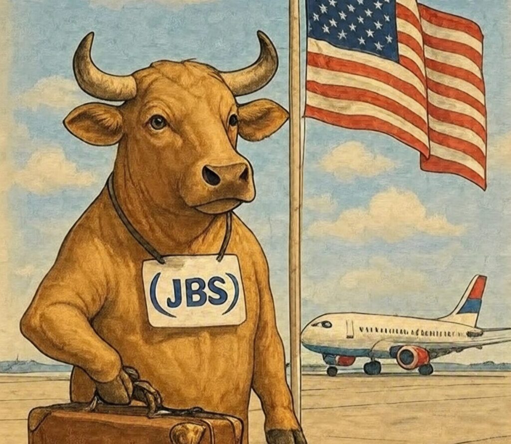 Ações da JBS (JBSS3) dão adeus à B3 em grande estilo, enquanto investidores se preparam para nova era com BDRs