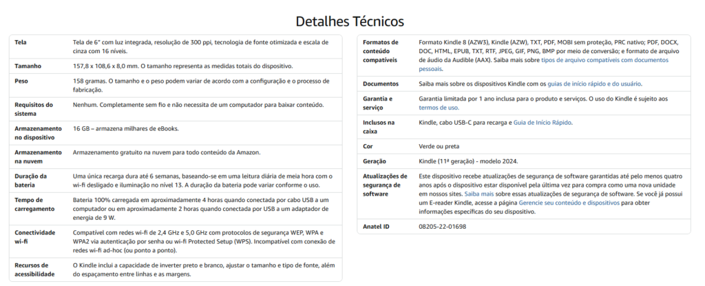 Como funciona o Kindle da Amazon e como comprar