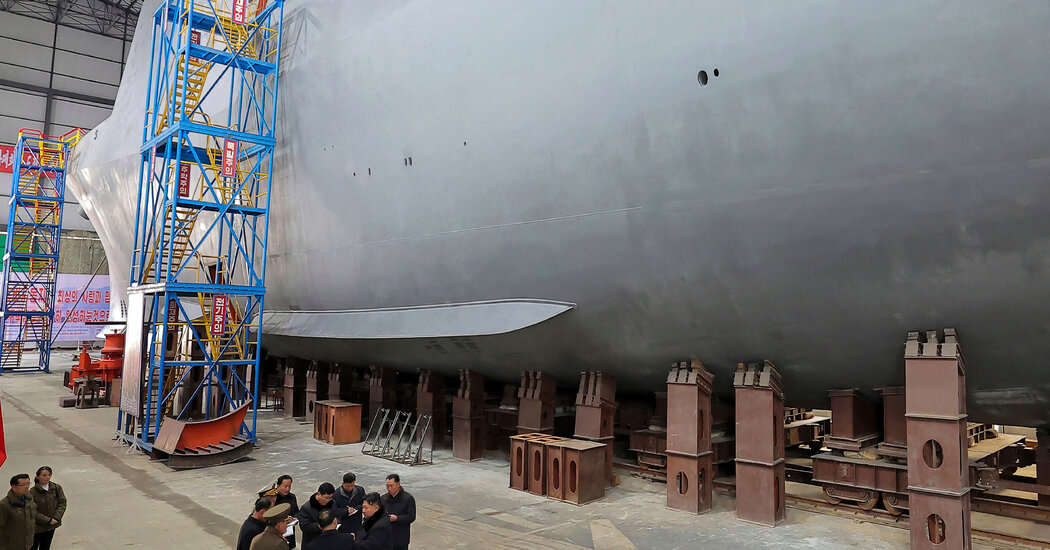 A Coréia do Norte diz que está construindo um submarino de alimentação nuclear
