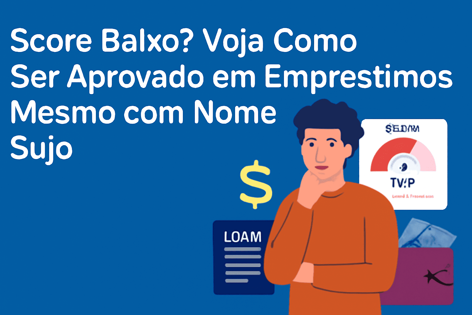 Score Baixo? Veja Como Ser Aprovado em Empréstimos Mesmo com Nome Sujo